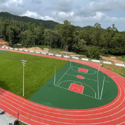 中国 High Friction IAAF Running Track For Bituminous Concrete Base Free Sample 販売のため