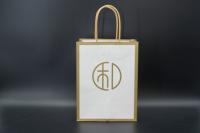 Quality ODM Recycled Paper Shopping Bags Personalized Bulk Kraft Bags With Handles for sale
