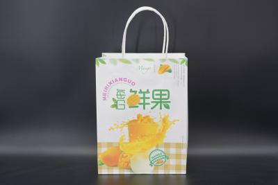 China Sturdy Biodegradable Kraft Paper Bags Eco Friendly Materials Choice for sale