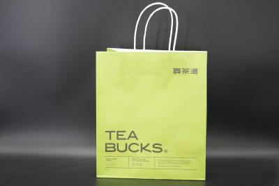 China Custom Kraft Paper Bags For Retail Double Cup Paper Bag Recyclable for sale
