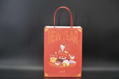 China Strong Small Custom Printed Paper Bags For Food Packaging Industry for sale