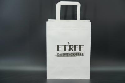 China Versatile Custom White Paper Bags Packaging Paper Shopping Bags for sale