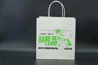 China Lightweight Custom Paper Shopping Bags Biodegradable Printed Kraft Bags for sale