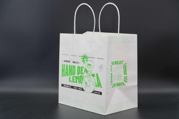 Quality Lightweight Custom Paper Shopping Bags Biodegradable Printed Kraft Bags for sale