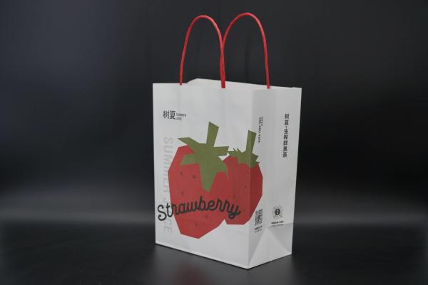 Quality Discounted Custom Retail Paper Bags White Printing Cardboard Shopping Bags for sale