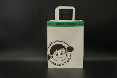China Cartoon Pattern Eco Paper Bags Lightweight Biodegradable Paper Bags for sale