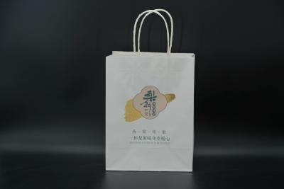 China Industry Eco Paper Bags Multi Purpose White Kraft Eco Craft Bags Recyclable for sale