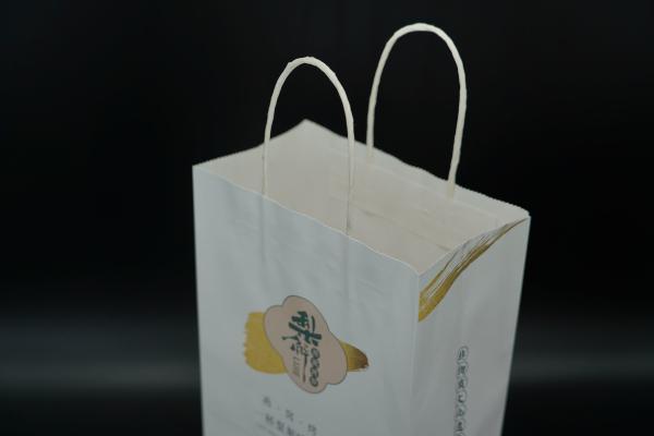 Quality Industry Eco Paper Bags Multi Purpose White Kraft Eco Craft Bags Recyclable for sale