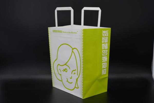 Quality Kraft Cardboard Paper Bag Eco Cartoon Graphic Biodegradable for sale