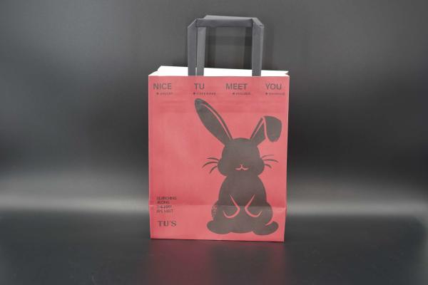 Quality Versatile Paper Packing Bag Eco Lightweight Kraft Takeaway Bag for sale