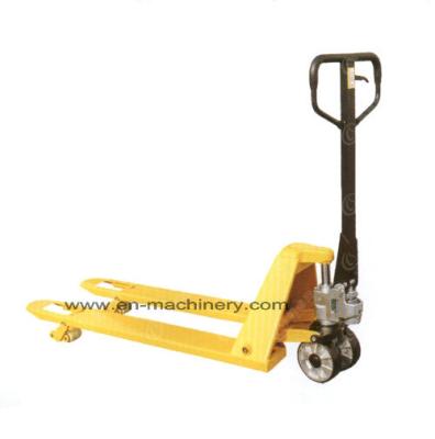 China Platform Foldabled Hand Pallet truck with Heavy Duty Hand Pallet Truck for sale
