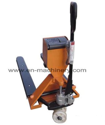 China Weight Scales with Trolley Type 3ton Hydraulic Hand Pallet Truck for sale