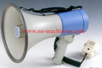 China megáfono 12V con el megáfono promocional impreso logotipo de encargo del silicón del cuerno del micrófono en venta
