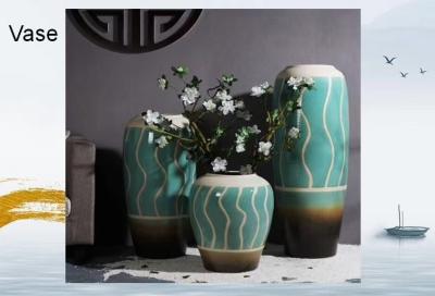 China Vaso decorativo da porcelana 3PCS à venda