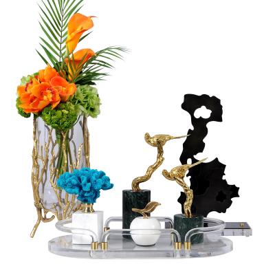 China Classic Table DIY Sculpture Decorative Art Craft combination set For Home Decoration for sale