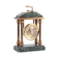 China OEM ODM Unique Deer Metal Clock Decorative Art Craft for sale