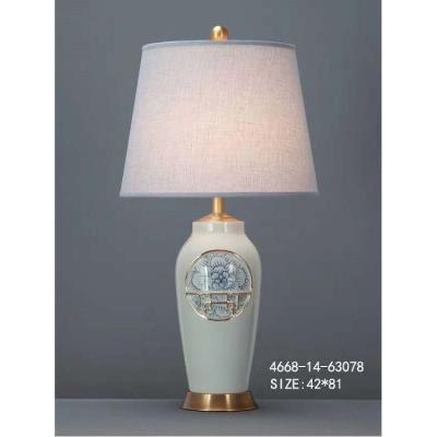 China Custom Hotel Luxury Chinese AC220V Art Deco Table Lamp for sale
