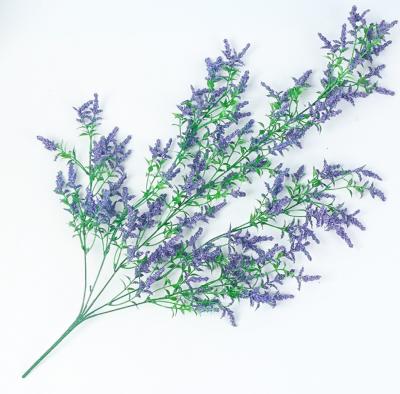 China Hanging Lavender Artificial Wisteria Branches 76cm Length For Home Decorative for sale