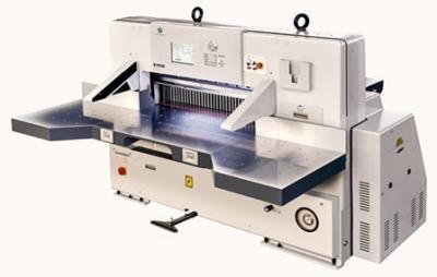 China Automatic Touch Screen Computerized Paper Cutter / Guillotine Paper Cutting Machine for sale