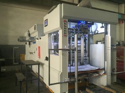 China Paper Board Die Cutting Stripping Machine With Waste Stripping à venda