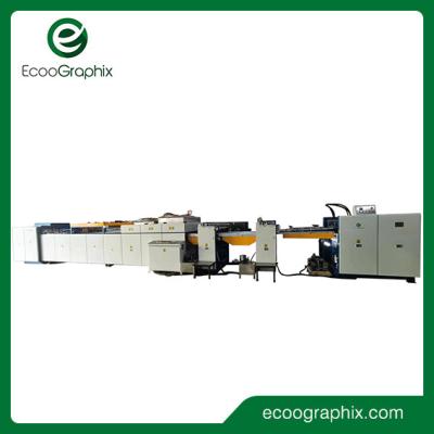 China Máquina de vitrificação de papel do formato UV total da máquina de revestimento 1200mm do verniz à venda