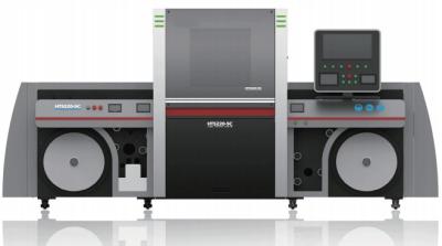 China Máquina de impressão UV HTS330 do Inkjet da etiqueta da etiqueta do rolo de 5 Digitas das cores à venda