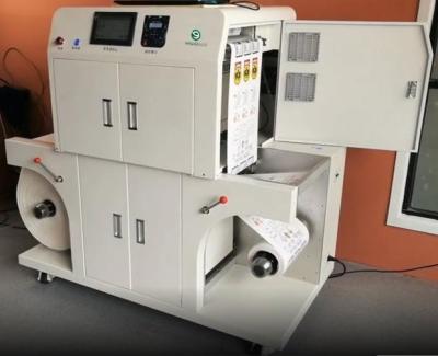 China Auto Calculate Label Printing Machine 320mm Media Width en venta