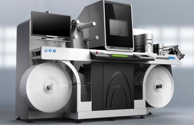 China Mejorador automático de la máquina de impresión de etiquetas digitales de estampado y barnizado de papel en venta