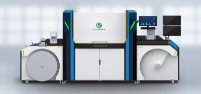 China Etikettendrucker-Machine 330mm 75m/min Digital Breite 600x600dpi zu verkaufen