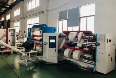 China Talhadeira de papel térmica Rewinder 300m/min da etiqueta pegajosa à venda