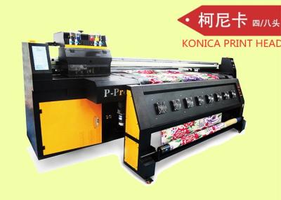 China Conveying Belt Digital Flatbed Inkjet Printer For Textile Industry for sale