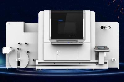 China 6 Farb-Digital-Etikettendruckmaschine 75m/Min Uv Inkjet Label Printer zu verkaufen