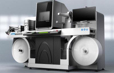 China Broodje om het Digitale Vernissen van With Foil Stamping van de Etiketprinter te rollen Te koop