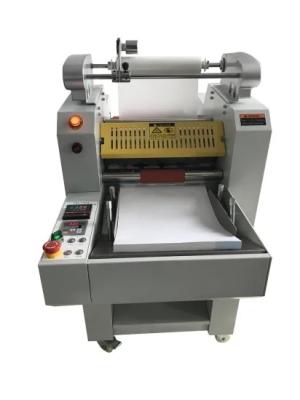 중국 레이저 인쇄를 위한 25um 필름 340mm 유압 단 하나 측 라미네이터 판매용