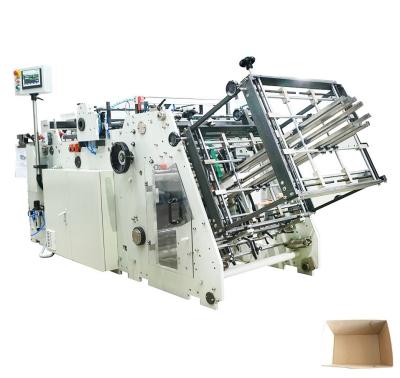 China 200Pcs/Min Fast Food 600GSM Paper Carton Making Machine for sale