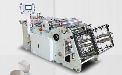 China Fast Food Three Dimensional Cartoning Machine Paper Box Forming Machine for sale