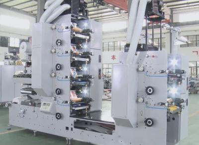 China Impressora automática de rótulos UV flex 60m/min com estação de corte a pressão à venda
