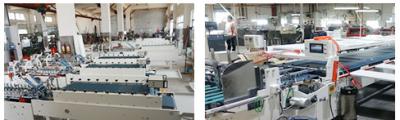 China máquina de papel 4 de alimentación automáticos de la fabricación de cajas 280m/min carpeta de la esquina Gluer en venta