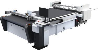 China Motion Control Corrugated Paper Flatbed Digital Cutter 1500mm/s for sale