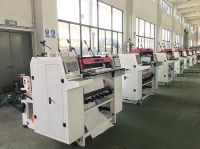 China cortadora de papel termal Rewinder 110M/Min el desenrollar de 900m m en venta