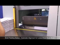Smart Digital Book Binding Machine 2000C/H 450mm Seamless 4 Clamps