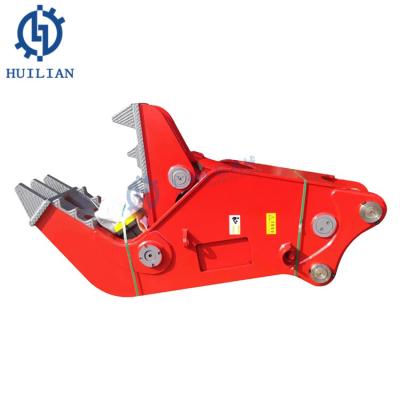 China 11-20T Excavator Hydraulic Concrete Crusher Crushing Pliers For Excavators for sale