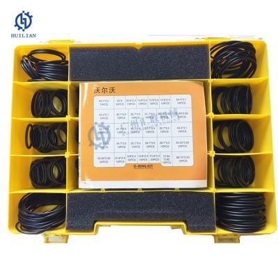 China EC Excavator O-ring kit box 4C4782 in black & 4C8253 in yellow O Ring Seal Kit Box for sale