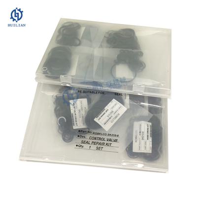 China SK210-8 Swing Motor Control Valve Seal Kit Service Kit Complete Repair Kit With Box for sale