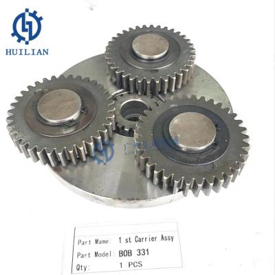 China Excavator Gear Parts 1st Planetary Sun Gear Carrier Assy Travel Final Drive Gear BOB331 for sale