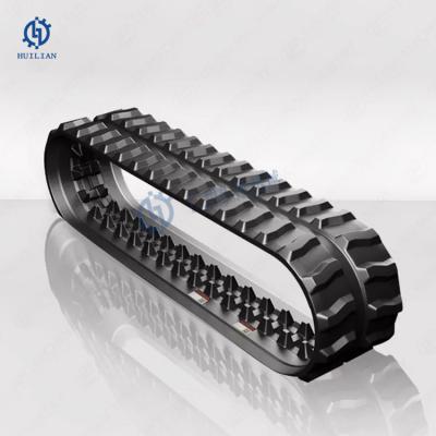 China 1Ton to 20Ton Excavator Crawler Rubber Tracks for 400/72/72.5W for ZX50 Rubber Chain for sale