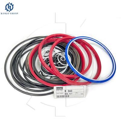 China Wear Resistant Alicon B360 Hydraulic Breaker Seal Kit DMB Breaker Seal Kit For Breaker Spare Parts for sale