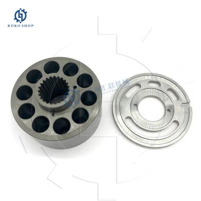 China A8VO80 Hydraulic Pump Motor Parts Main Pump Plunger Cylinder Block Valve Plate For Excavator Spare Parts for sale