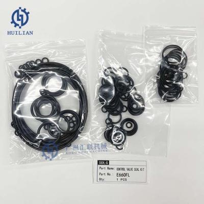 China Excavator Parts Main Control Valve Seal Kit SDLG E660FL Repair Kit Oil Seal Control Valve Seals for sale