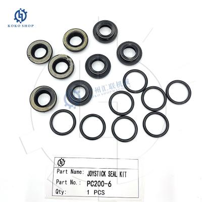 China PC200-6 Joystick Seal Kit Pusher Seal Kit 702-16-01850 702-16-01180 For Excavator Spare Parts for sale
